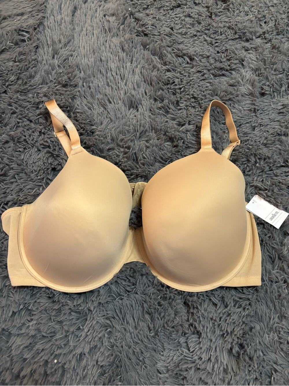 46DDD Beige Smooth Lightly Lined Comfort Wire Bra NWT Auden target